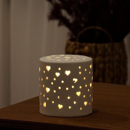 LED세라믹무드등 실린더형(건전지포함)