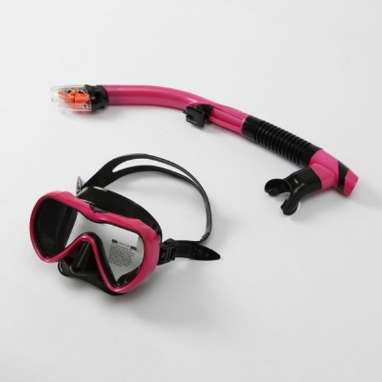 아로아 고급 스노쿨링 세트(핑크) / 잠수경세트
