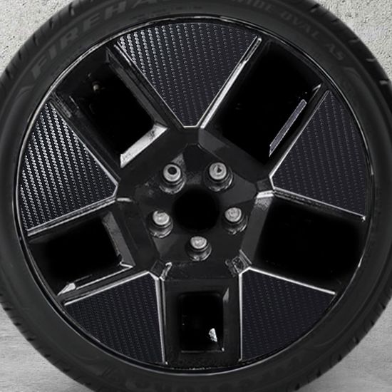 홀로그램 휠스티커 싼타페MX5 18인치, 휠4짝분