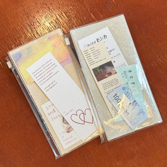 투명 지퍼 우레탄 PVC 다이어리 커버