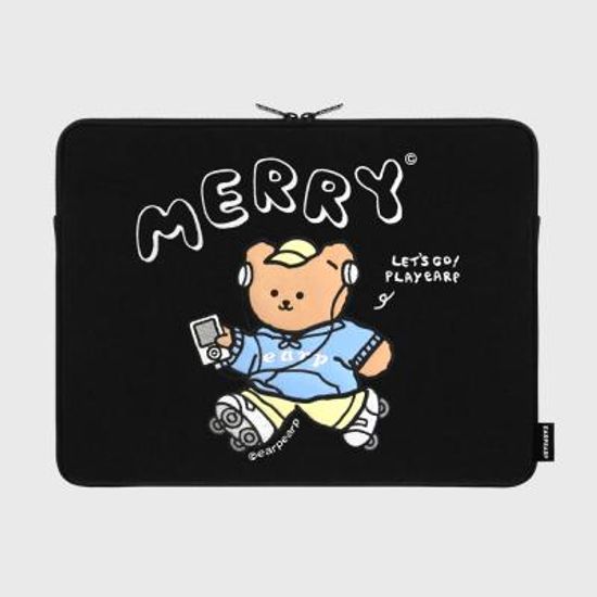 MERRY SKATE-BLACK(15인치 노트북파우치)
