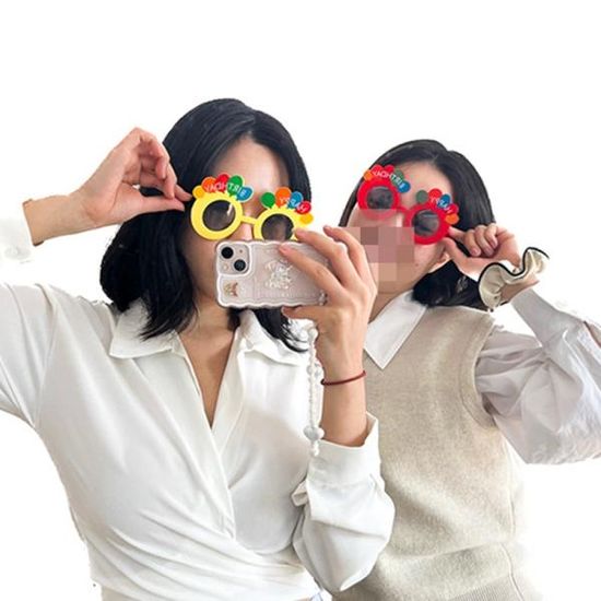 풍선 생일 파티 선글라스 안경 쓸데없는 웃긴 선물