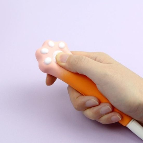 핑크풋 냥냥이스퀴시중성펜(0.5mm)
