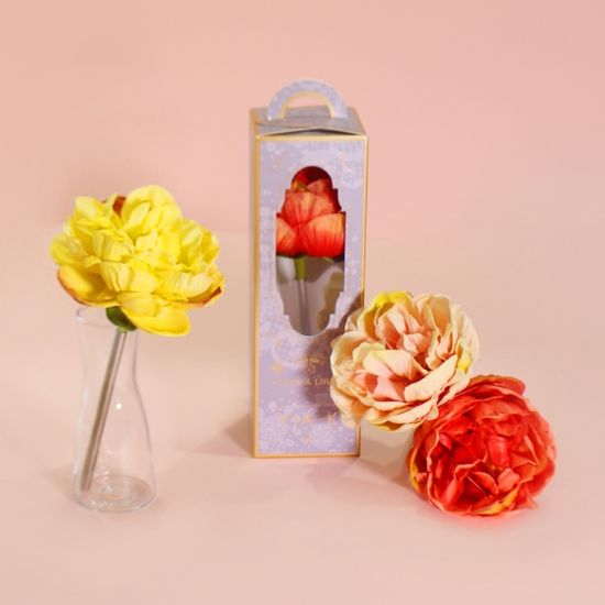 옐로우 클래시 피오니 작약 플라워펜 - yellow classy peony flower pen