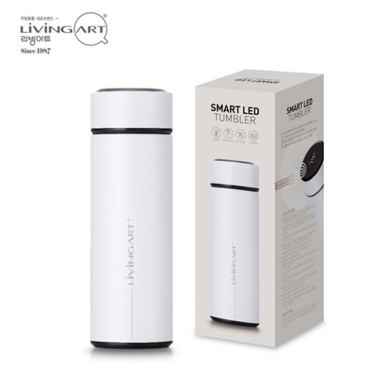 [리빙아트] 스마트 LED텀블러 350ml