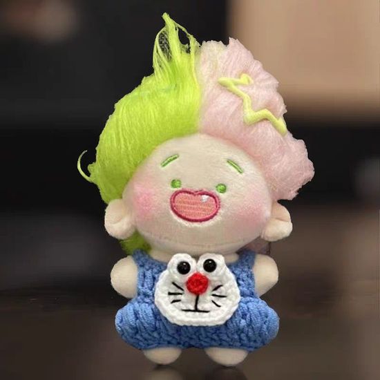 큐트 10cm 별자리 애착 인형 키링 뜨개옷 머리 꾸미기