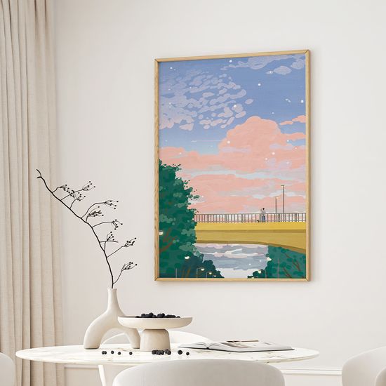 Pink clouds, 이이오 작가 그림