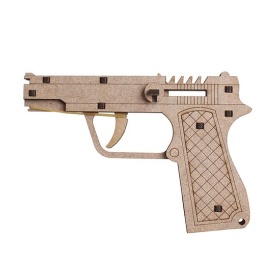 DIY 나무 조립 키트 장난감 베레타 권총 5연발 CM-876