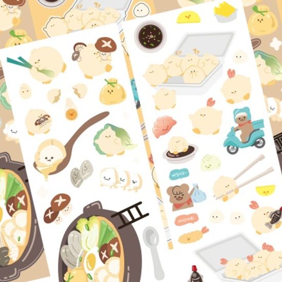 랜덤 캐릭터 씰 스티커 만원 팩