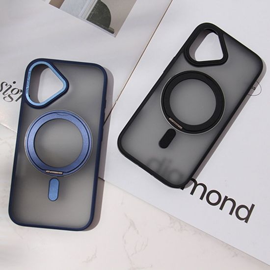 아이폰 파스텔 맥세이프 호환 링 거치대 투명 케이스