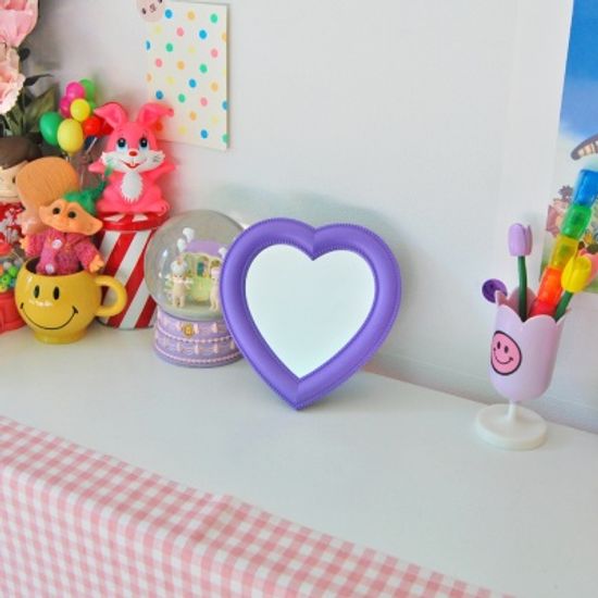 하트 거울S(3컬러)