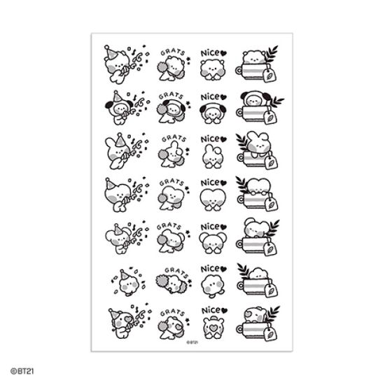 BT21 minini 타투스티커 - DAILY