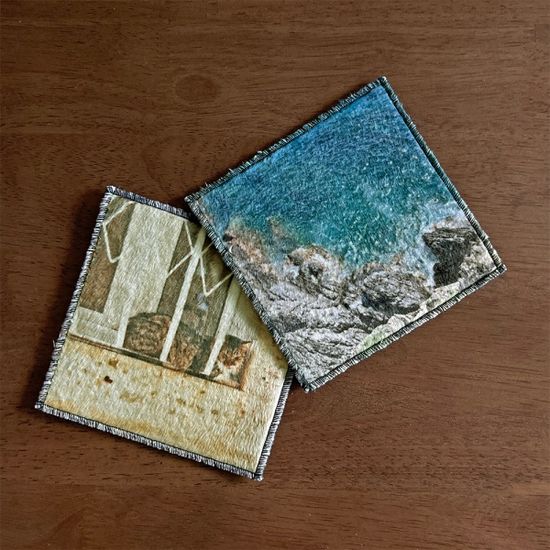 POM POM COASTER 극세사 패브릭 코스터 컵받침 
