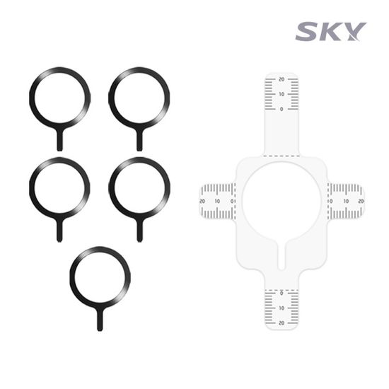 [5개입] 스카이 맥세이프 호환 메탈 링 스티커+가이드