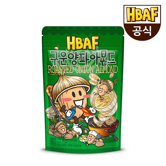 HBAF 구운양파 아몬드 190g