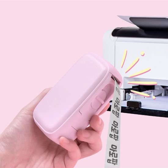 [라벨터치]블루투스 라벨프린터 마로팝 컬러 라벨기