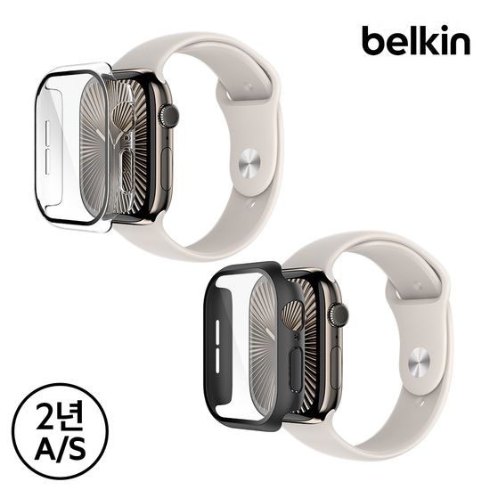 벨킨 애플워치10 템퍼드 강화유리 케이스 46mm OWA003