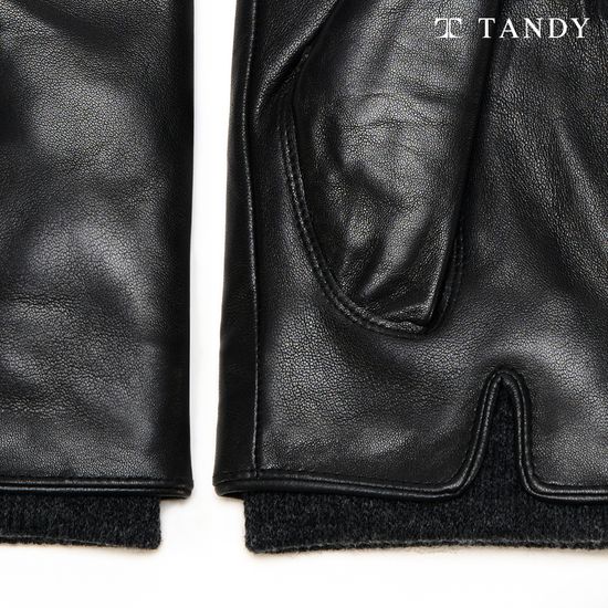 [1+1] 탠디 니트 시보리 남성용 가죽장갑