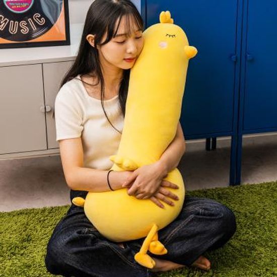파베르 KC인증 병아리꿀잠 바디필로우 인형