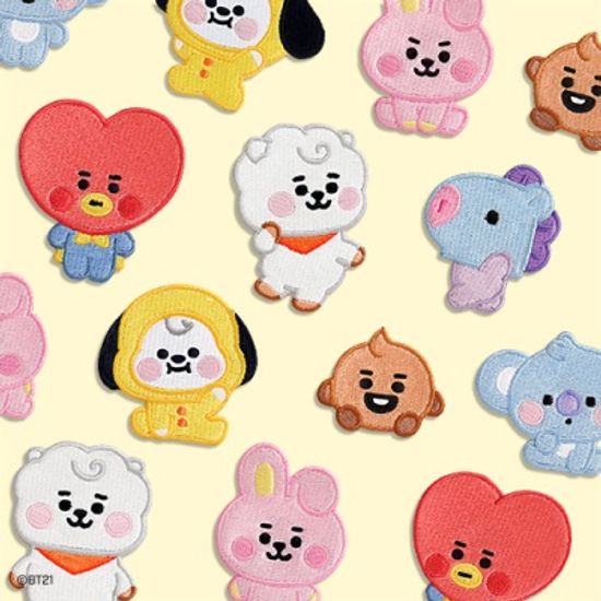 [BT21] 베이비 와펜 뱃지 S
