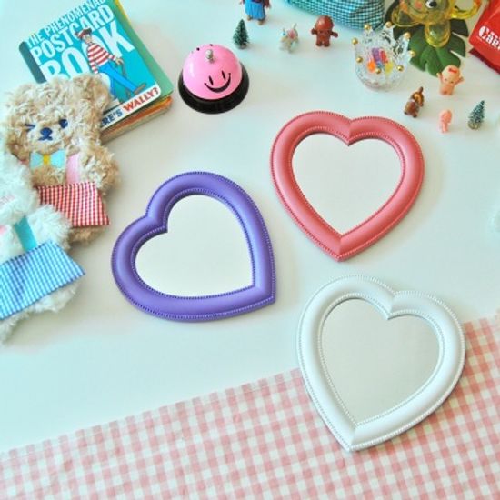 하트 거울S(3컬러)