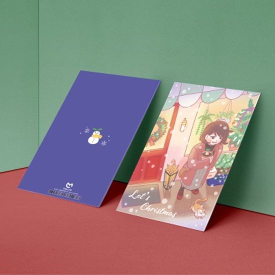 [크리스마스카드] XMJ3218-LETS CHRISTMAS 성탄절카드