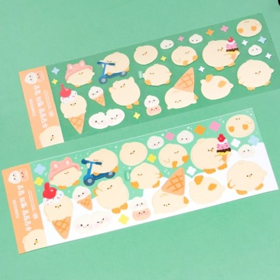 병아리 만두 삠 캐릭터 스티커 - 우당탕탕 삠의 일상