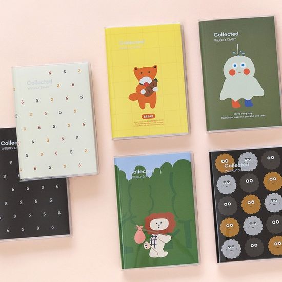 Romane 콜렉티드 PVC 다이어리_위클리 만년형