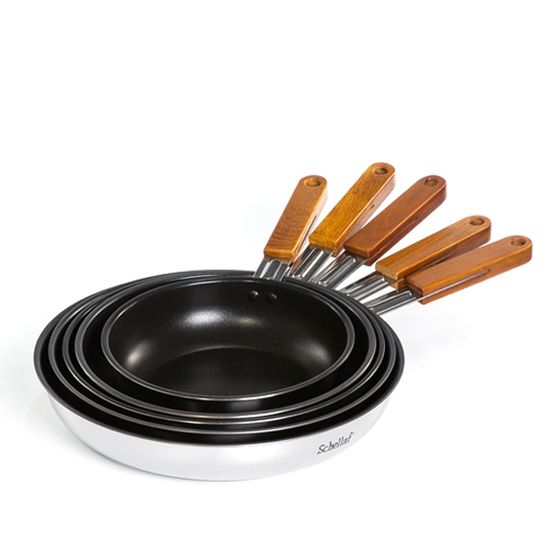 쉐라프 스텐 우드핸들 IH 인덕션 후라이팬 24cm (3중