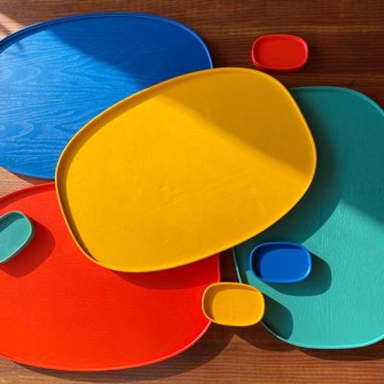 컬러 옻칠 자인트레이 대 4colors