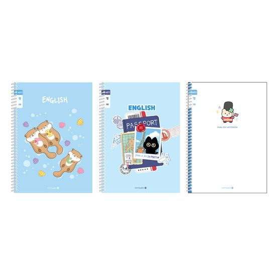 초등영어노트 영어스프링노트 넓은칸노트