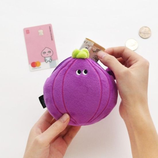 핑크풋 양파 동전지갑