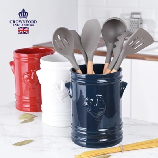 크라운포드 실리콘 키친툴 7pcs 색상 택1