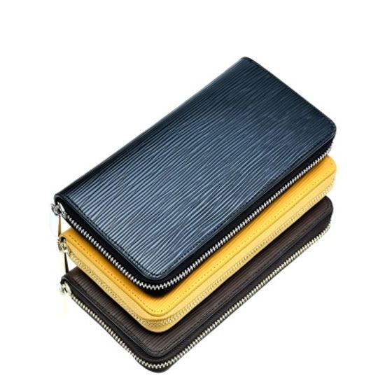 익스큐브 이니셜 지퍼 클러치 장지갑 M5