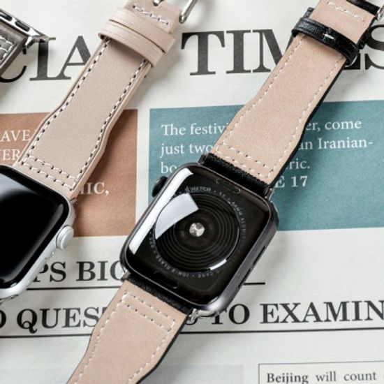 [오늘도착/필름증정]애플워치 블랑스티치 가죽 스트랩