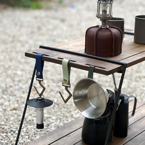 [캠핑덕] 아이언 우드 원버너 테이블