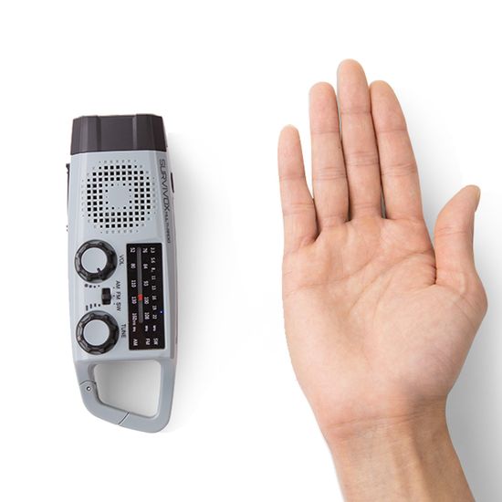 서바이복스 재난라디오 미니 재난용 크랭크라디오 