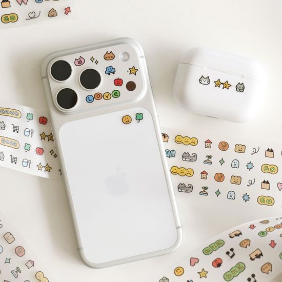 아이코닉 두들 데코 키스컷 테이프