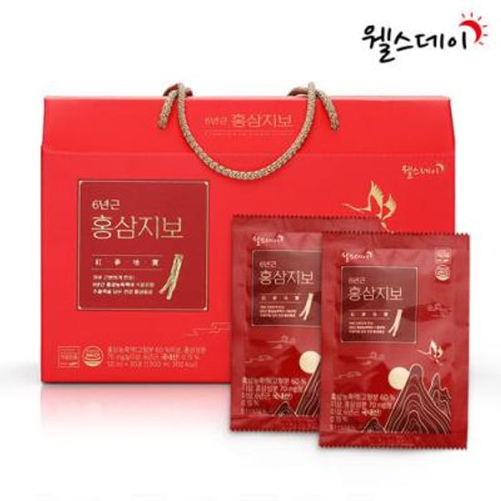 [웰스데이] 6년근 홍삼지보 (50ml*30포)