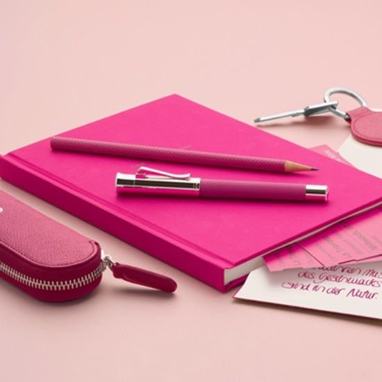 그라폰 파버카스텔 기로쉐 만년필 - 일렉트릭 핑크