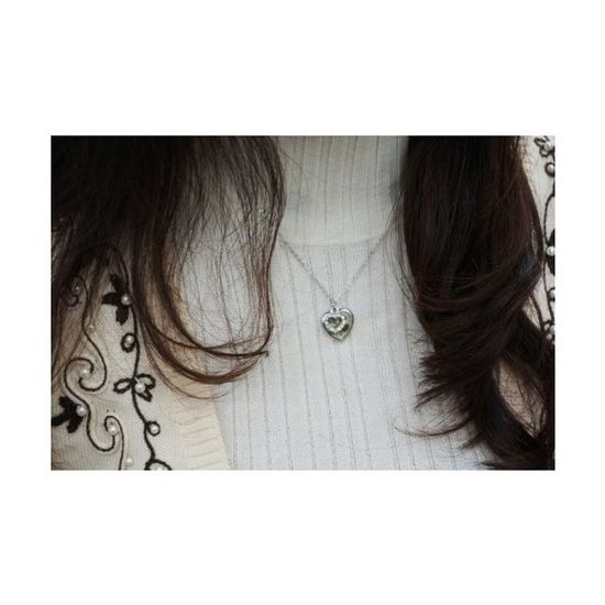 네잎 클로버 생화 목걸이(WCDED63)