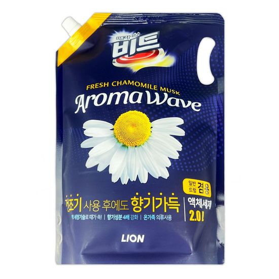 비트 아로마웨이브 카모마일 겸용 액체세제 리필2L -O(WBBADBA)