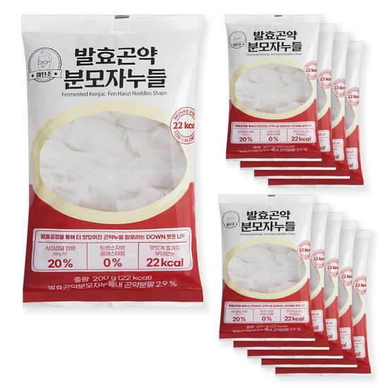 마틴조 발효곤약 분모자누들 200g x 10팩