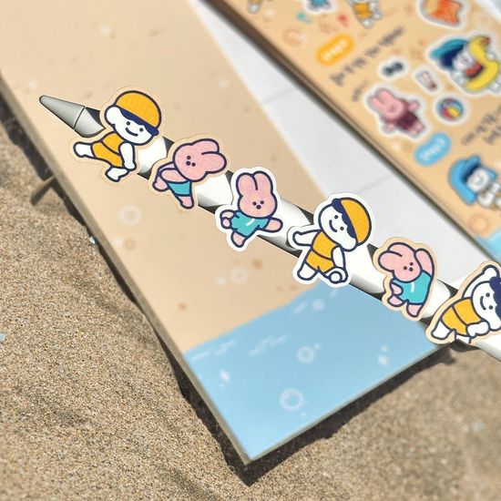 데이오브흔흔 흔흔이와 느토의 바다 스티커팩(ver.2) 