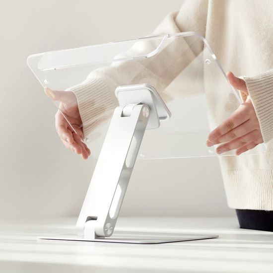 마그네틱 베이직 투명 독서거치대 필기대 높이각도
