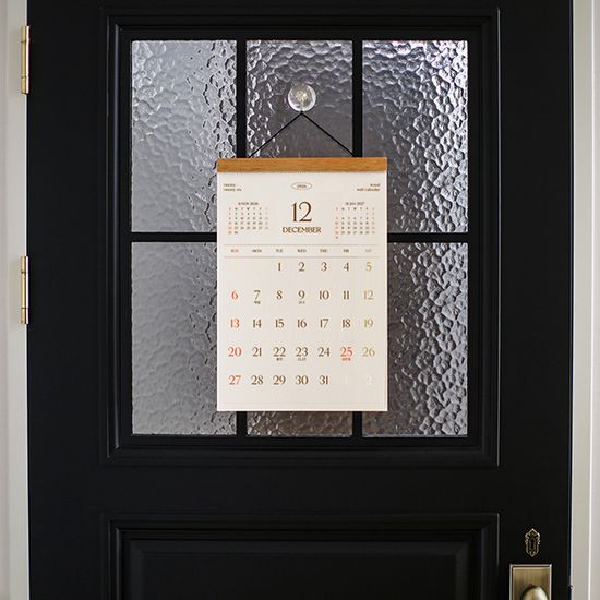 라인웍스 2026년달력 2026 우드 벽걸이 달력 B4