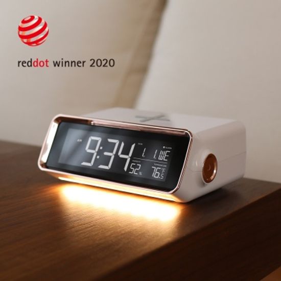 올 뉴 스마트 무선충전 무드등 알람시계 MC-W6