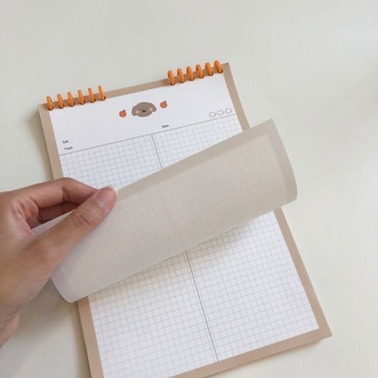 [볼터치들] 봉달한라봉 B5 노트패드 제본버전 대떡메