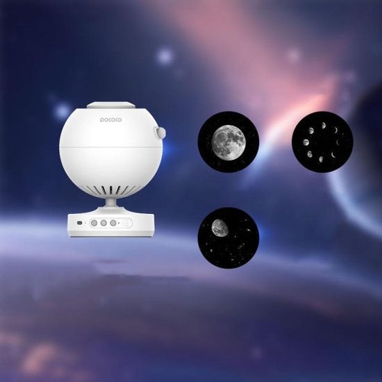 Pococo 우주 갤럭시 프로젝터 오로라 램프 은하수 무드등