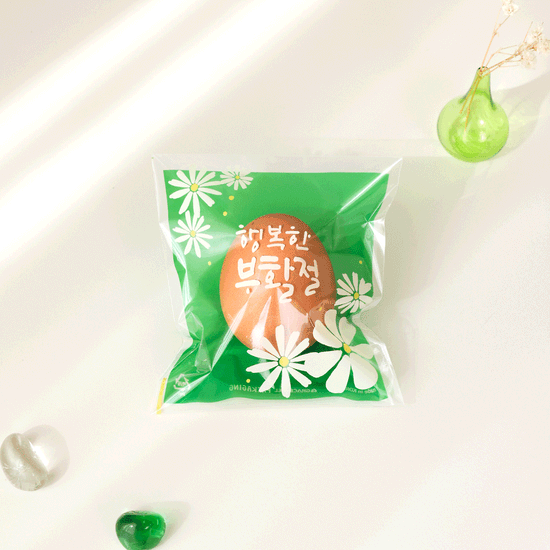 부활절 1구 접착식 비닐(20매) 그린데이지 132